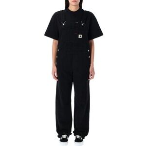 Carhartt WIP Bib Overalls Black Corduroy Size Medium